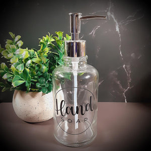 Hand Soap Dispenser with Chrome Pump Hand Soap Dispenser
