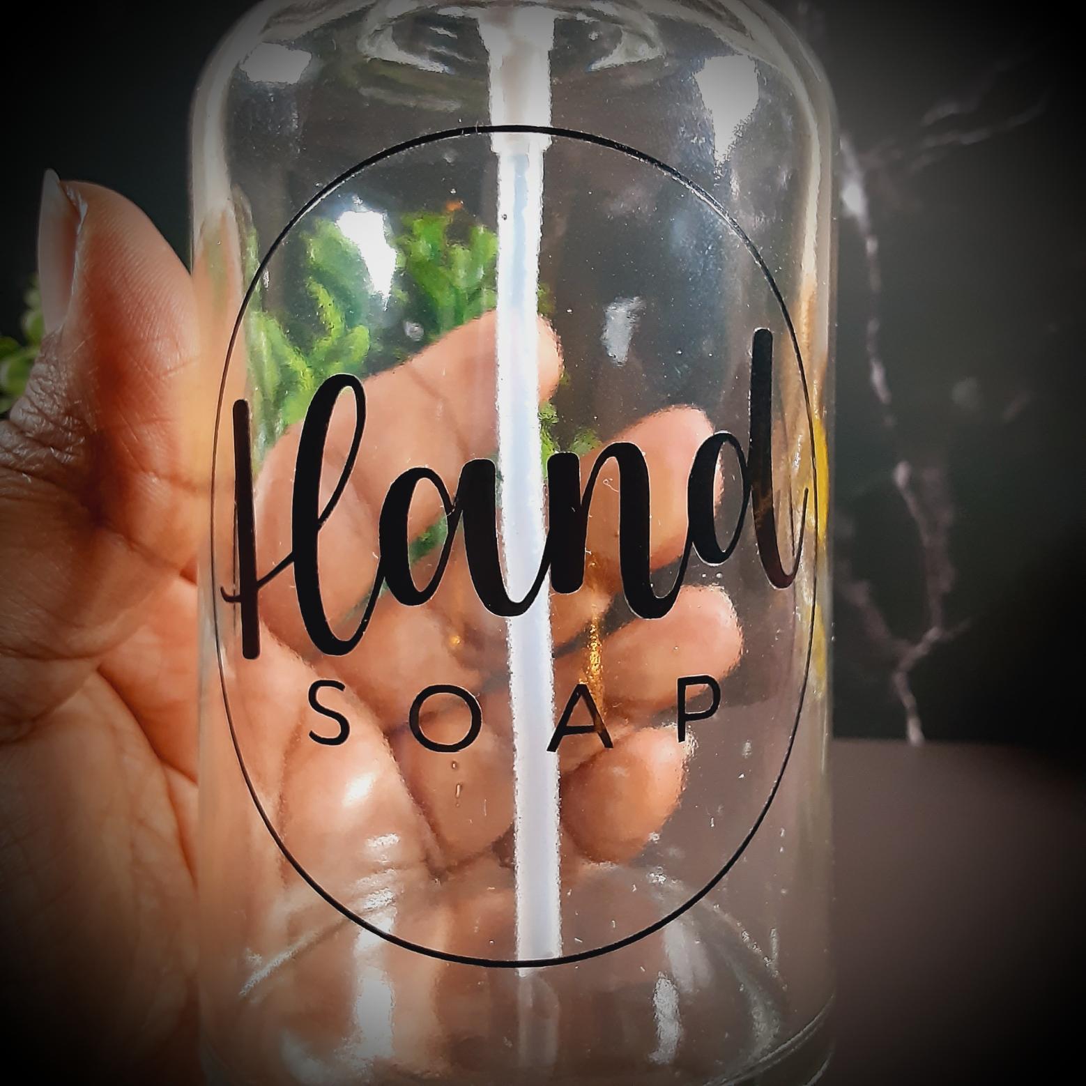 Hand Soap Dispenser with Chrome Pump Hand Soap Dispenser