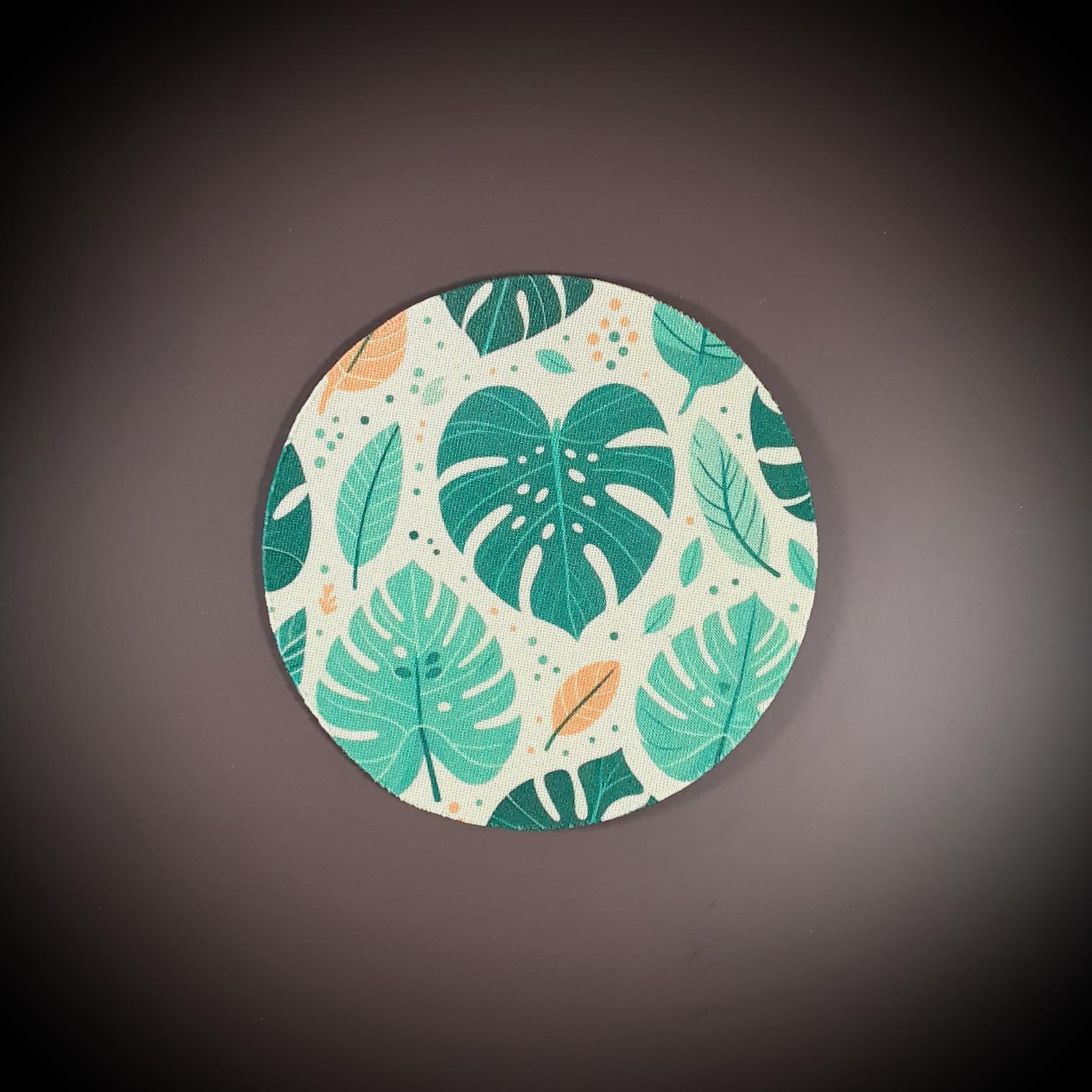 Tropical Monstera Leaf Cup Coasters Cup Coasters