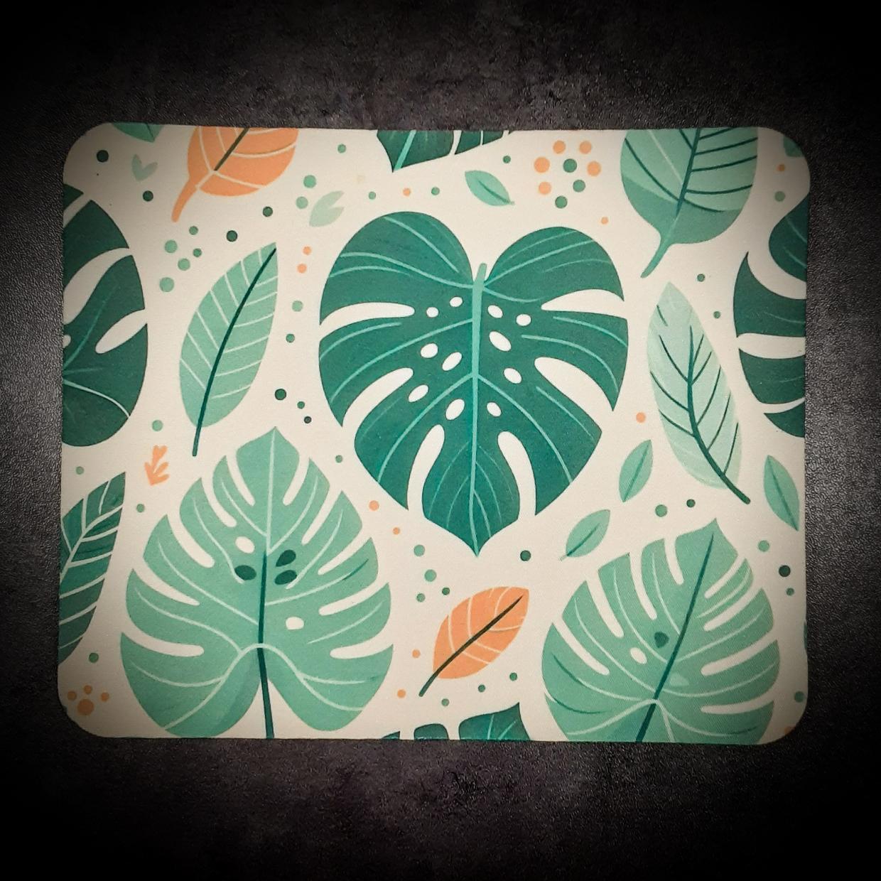 Tropical Monstera Leaf Mouse Pad Mouse Pad