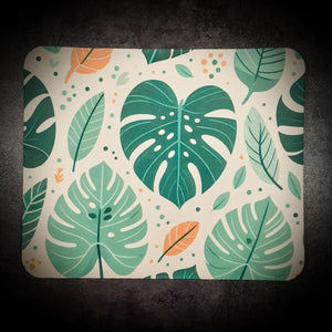 Tropical Monstera Leaf Mouse Pad Mouse Pad