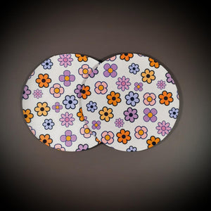 Colorful Daisy Cup Coasters Cup Coasters