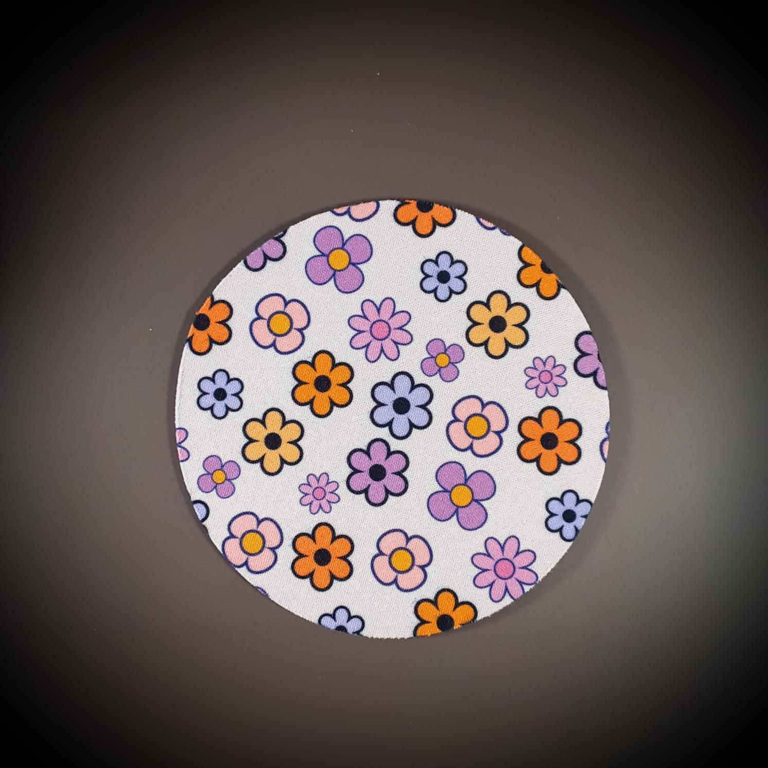 Colorful Daisy Cup Coasters Cup Coasters