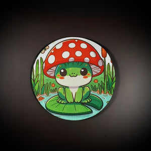 Mushroom Frog Cup Coasters Cup Coasters