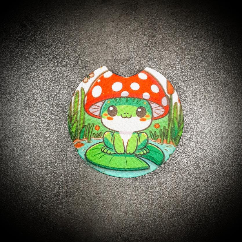 Mushroom Frog Car Coasters Car Coasters