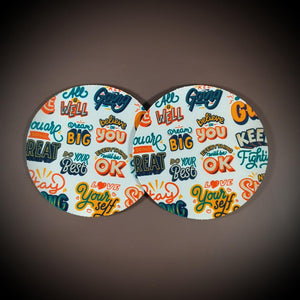 Inspirational Quote Cup Coasters Cup Coasters