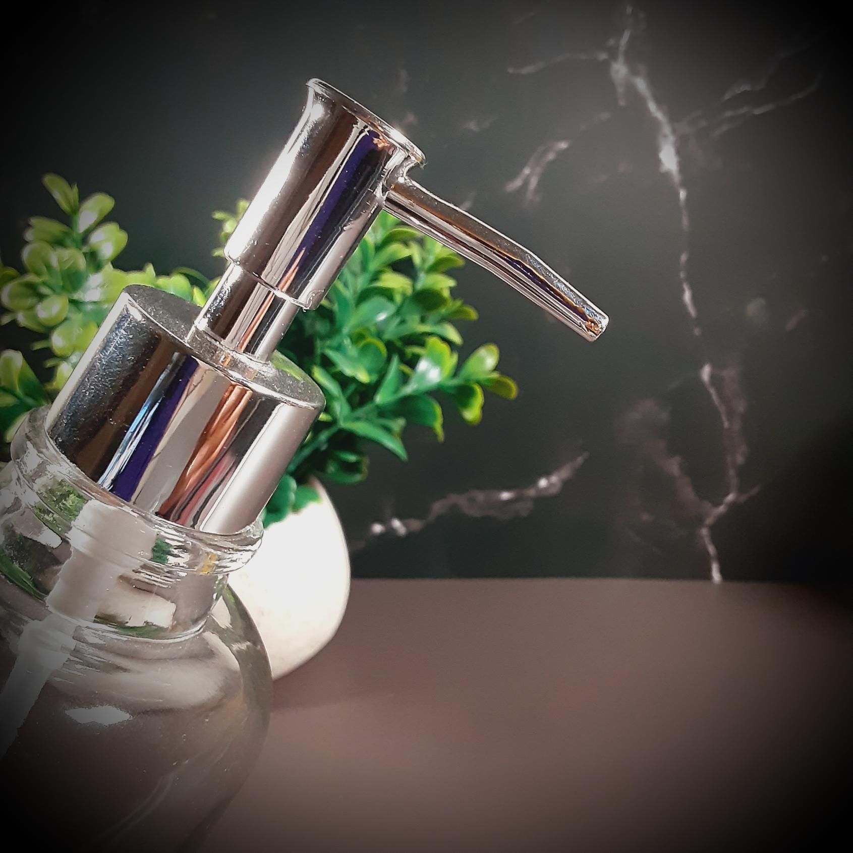 Hand Soap Dispenser with Chrome Pump Hand Soap Dispenser