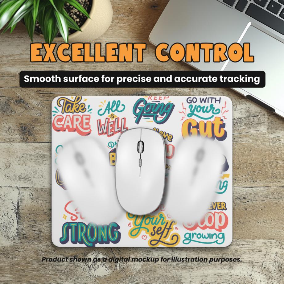 Inspirational Quote Mouse Pad Mouse Pad