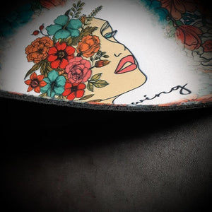 Floral Keep Growing Motivational Mouse Pad Mouse Pad